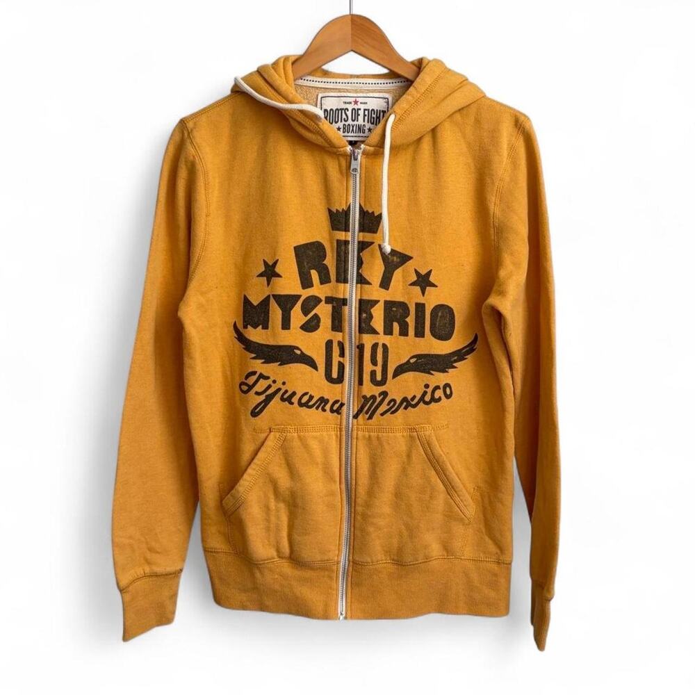 Rey Mysterio Roots of Fight Boxing WWE Wrestling Men’s S Mexico Zip Up Hoodie